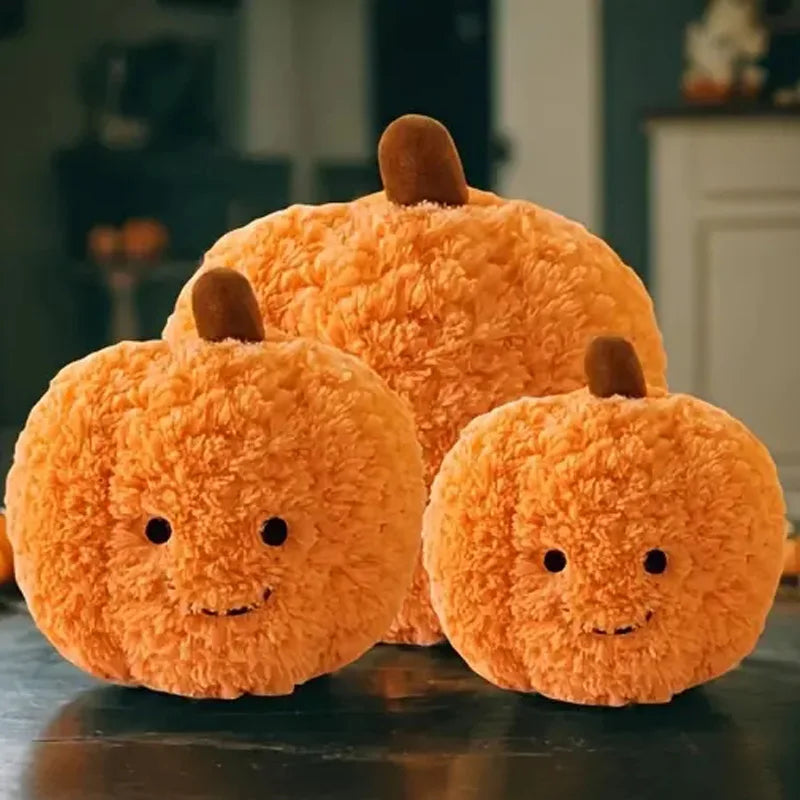 Cozy Pumpkin Plush | Cute Fall & Halloween Decor
