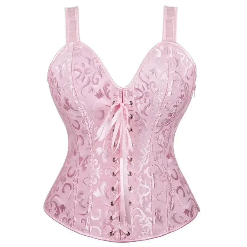 Vintage Brocade Gothic Corset Top