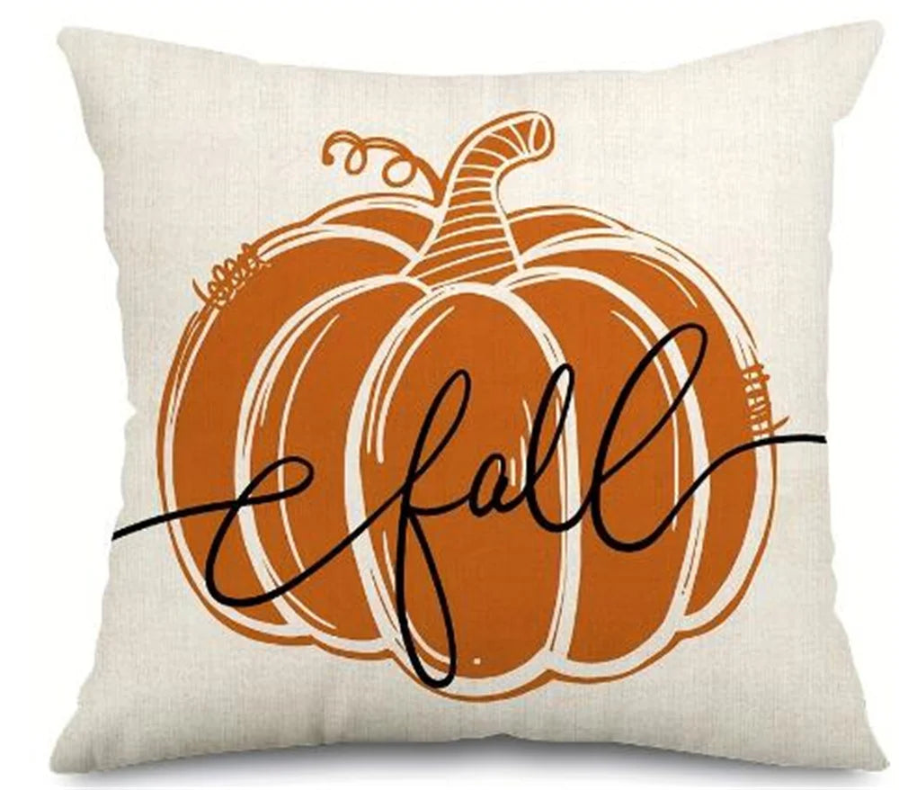 Fall Decorative Throw Pillow Covers – 18x18 Seasonal Designs