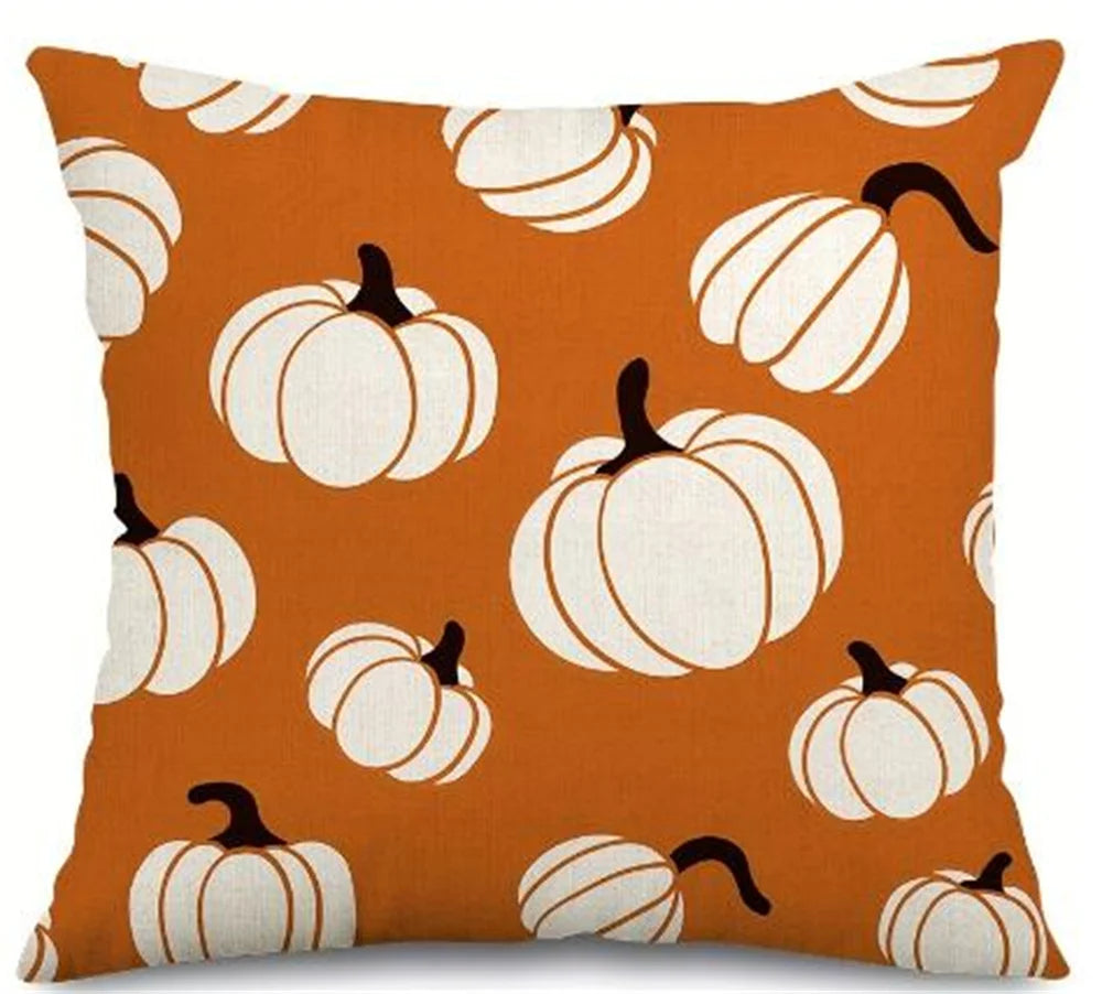 Fall Decorative Throw Pillow Covers – 18x18 Seasonal Designs