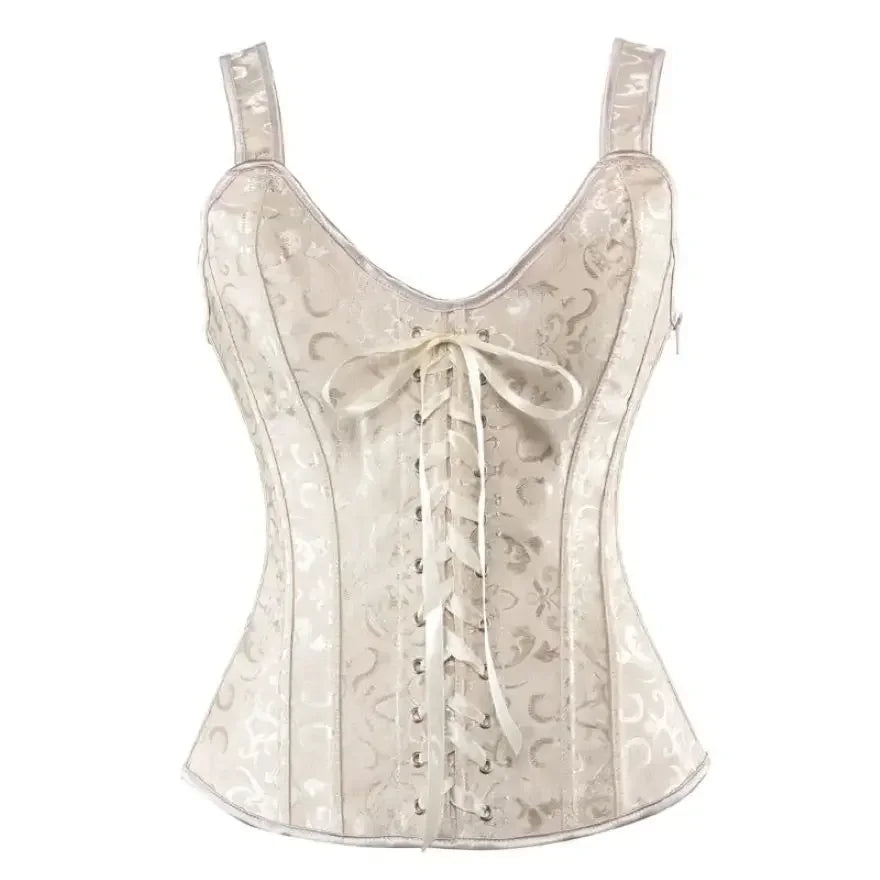 Vintage Brocade Gothic Corset Top