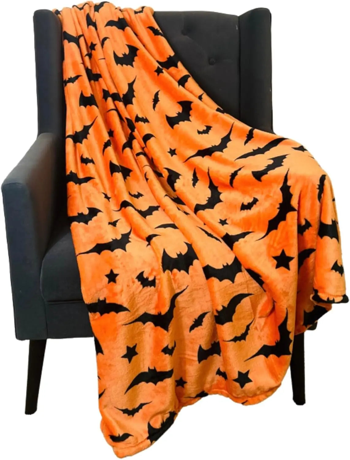 Cozy Halloween Throw Blanket | Spooky Seasonal Decor