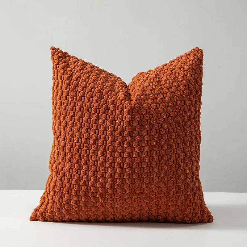 Textured Corduroy Throw Pillow Covers – Soft 18x18 Decorative Cushion Covers
