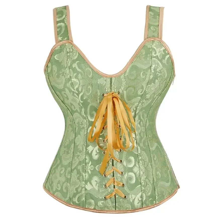 Vintage Brocade Gothic Corset Top