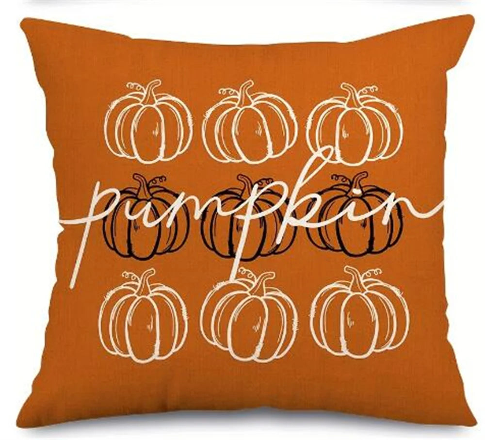 Fall Decorative Throw Pillow Covers – 18x18 Seasonal Designs