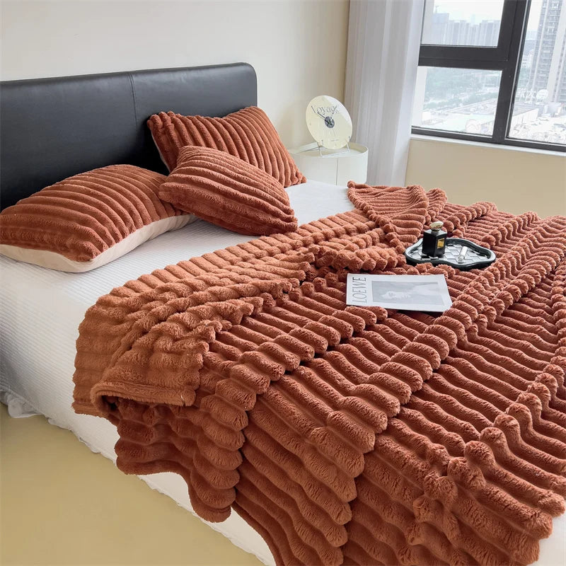 Cozy Chunky Throw Blanket