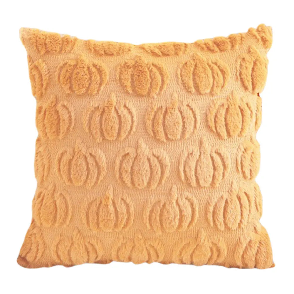 Fall & Halloween Plush Throw Pillow Covers | Ghost & Pumpkin Decor