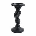 Gothic Skull & Raven Candle Holder | Dark Decor