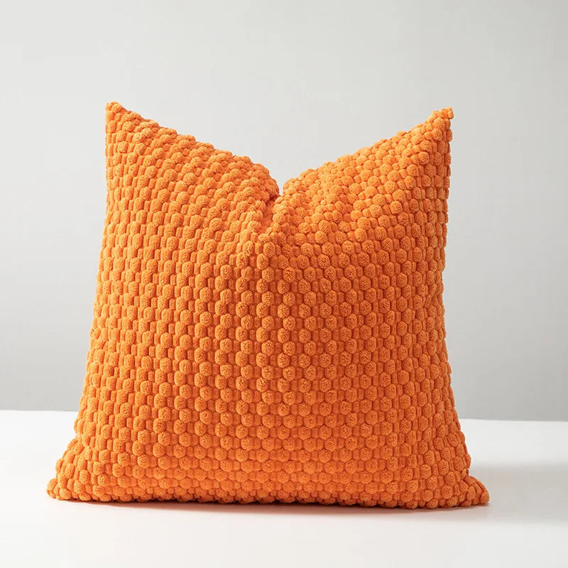 Textured Corduroy Throw Pillow Covers – Soft 18x18 Decorative Cushion Covers