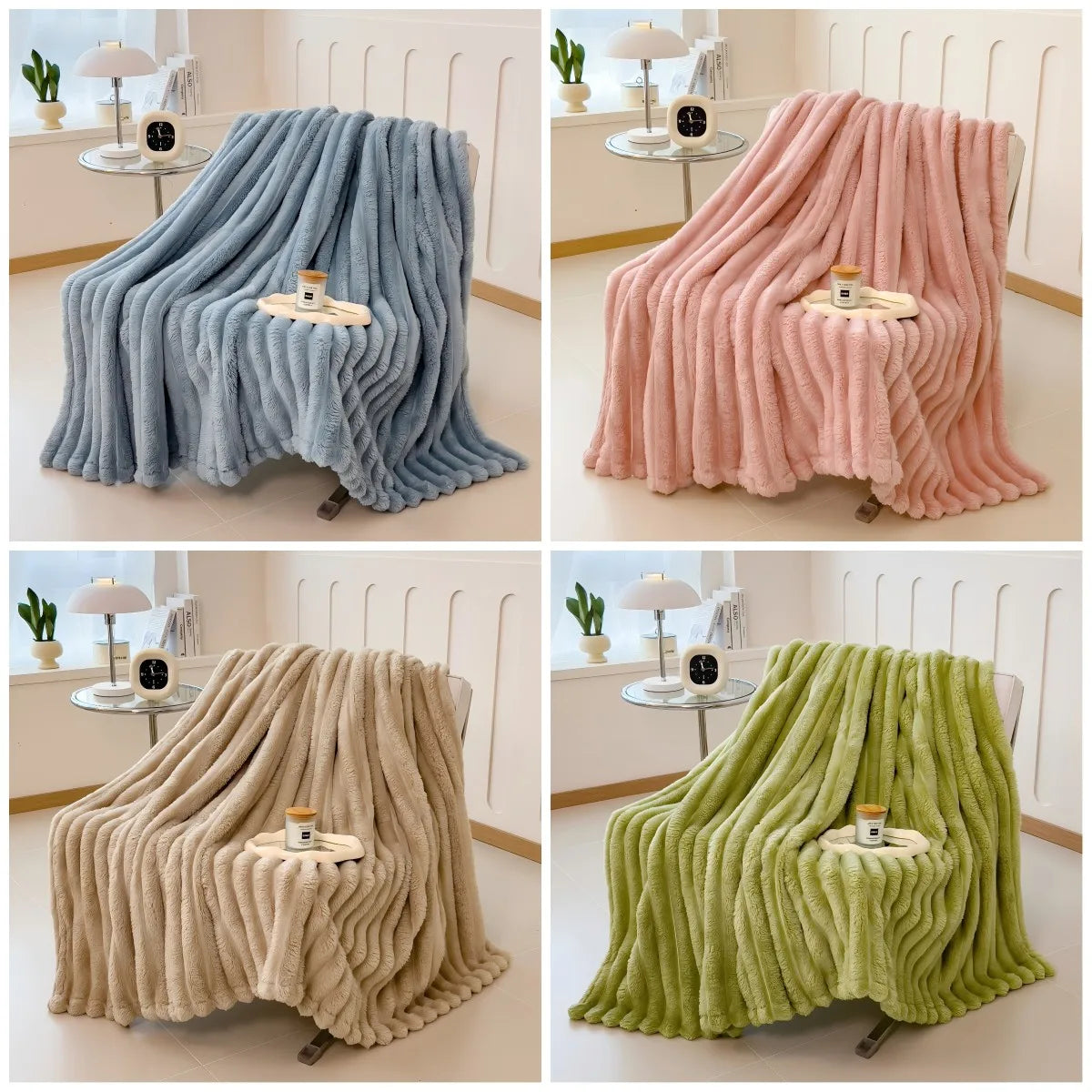 Cozy Chunky Throw Blanket