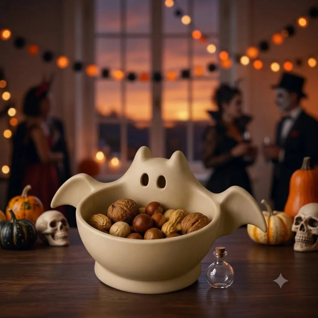 Bat Halloween Candy Bowl – Spooky Snack & Treat Dish