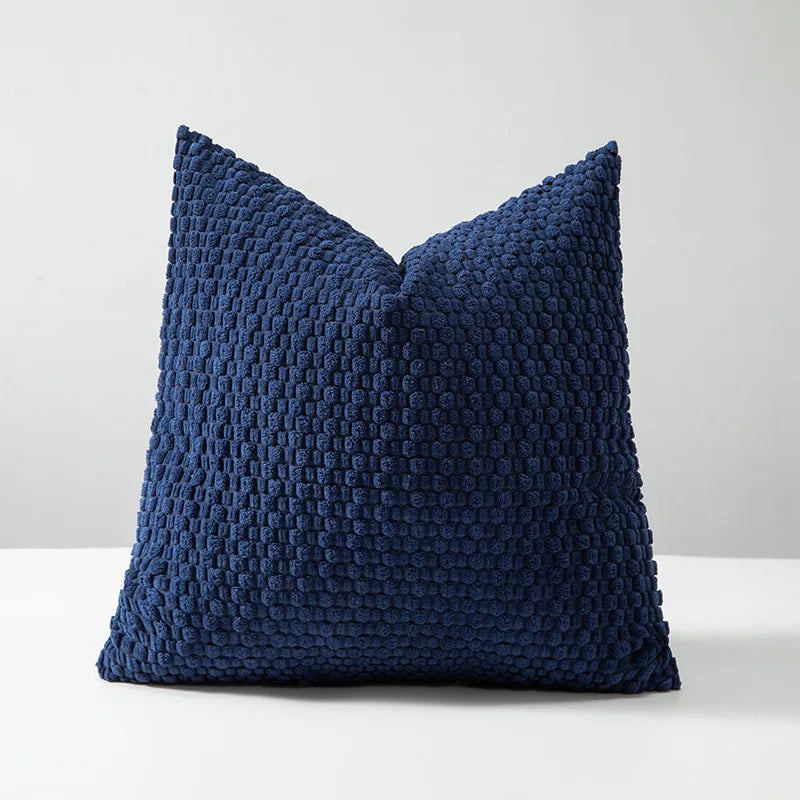 Textured Corduroy Throw Pillow Covers – Soft 18x18 Decorative Cushion Covers
