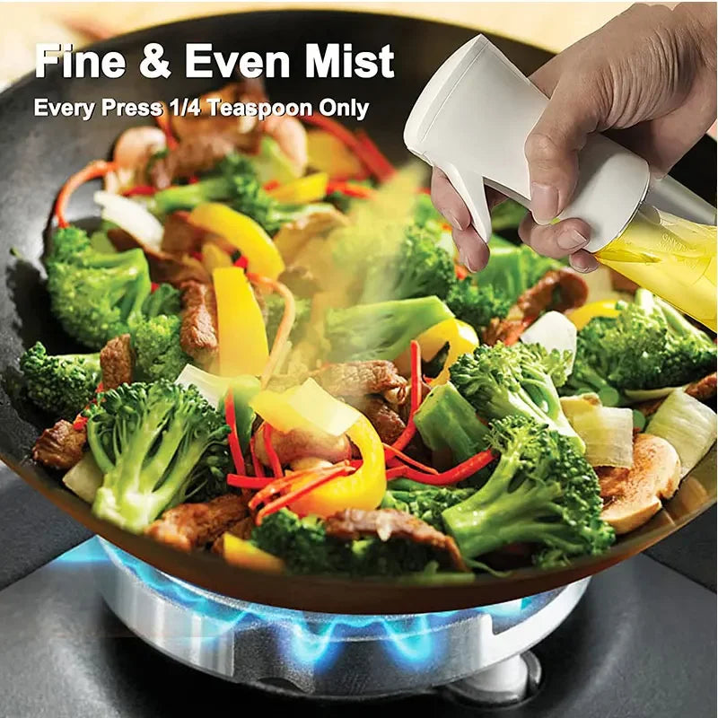 2-in-1 Glass Oil Sprayer & Dispenser for Cooking, Baking, Grilling & Air Fryer