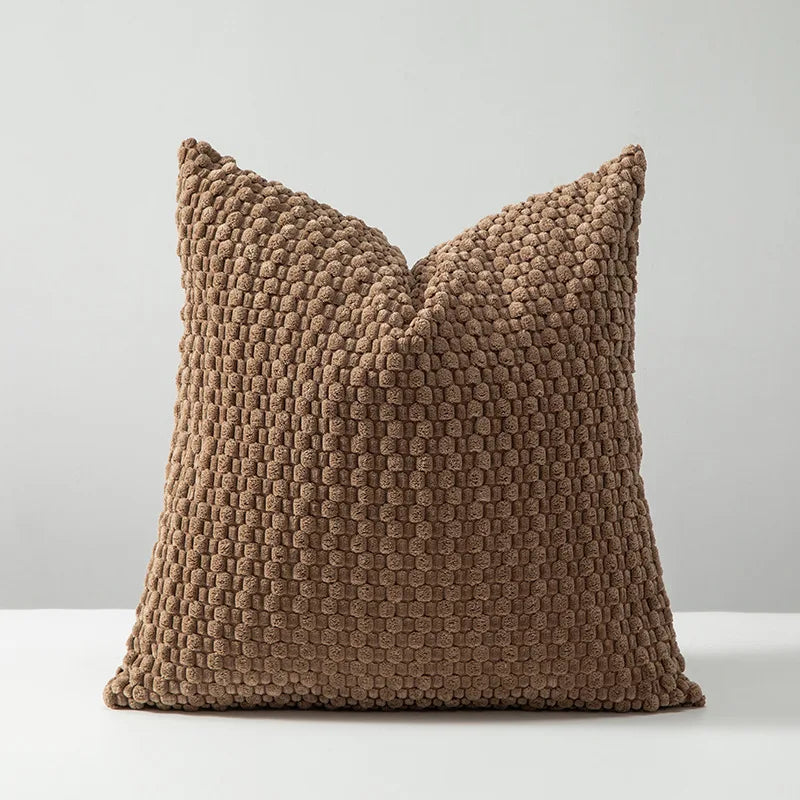 Textured Corduroy Throw Pillow Covers – Soft 18x18 Decorative Cushion Covers
