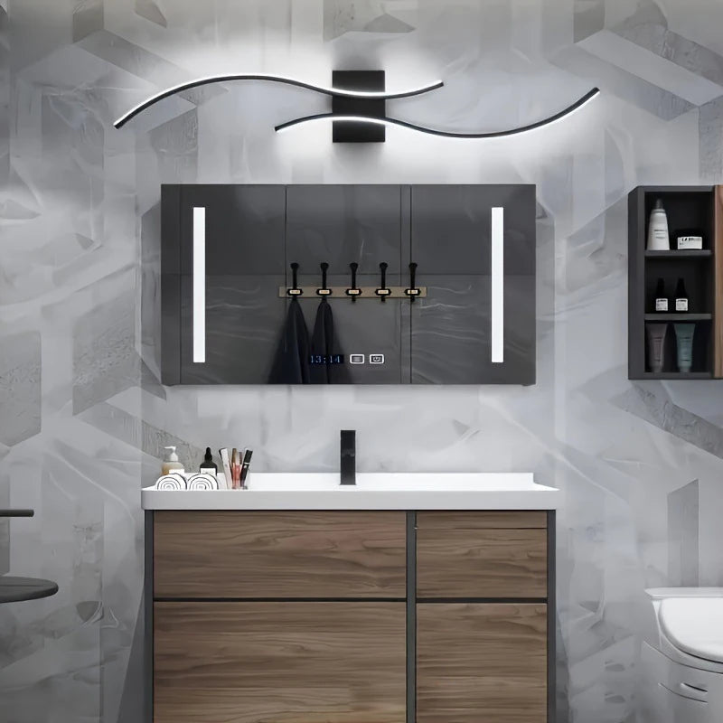 Modern Wave LED Wall Sconce