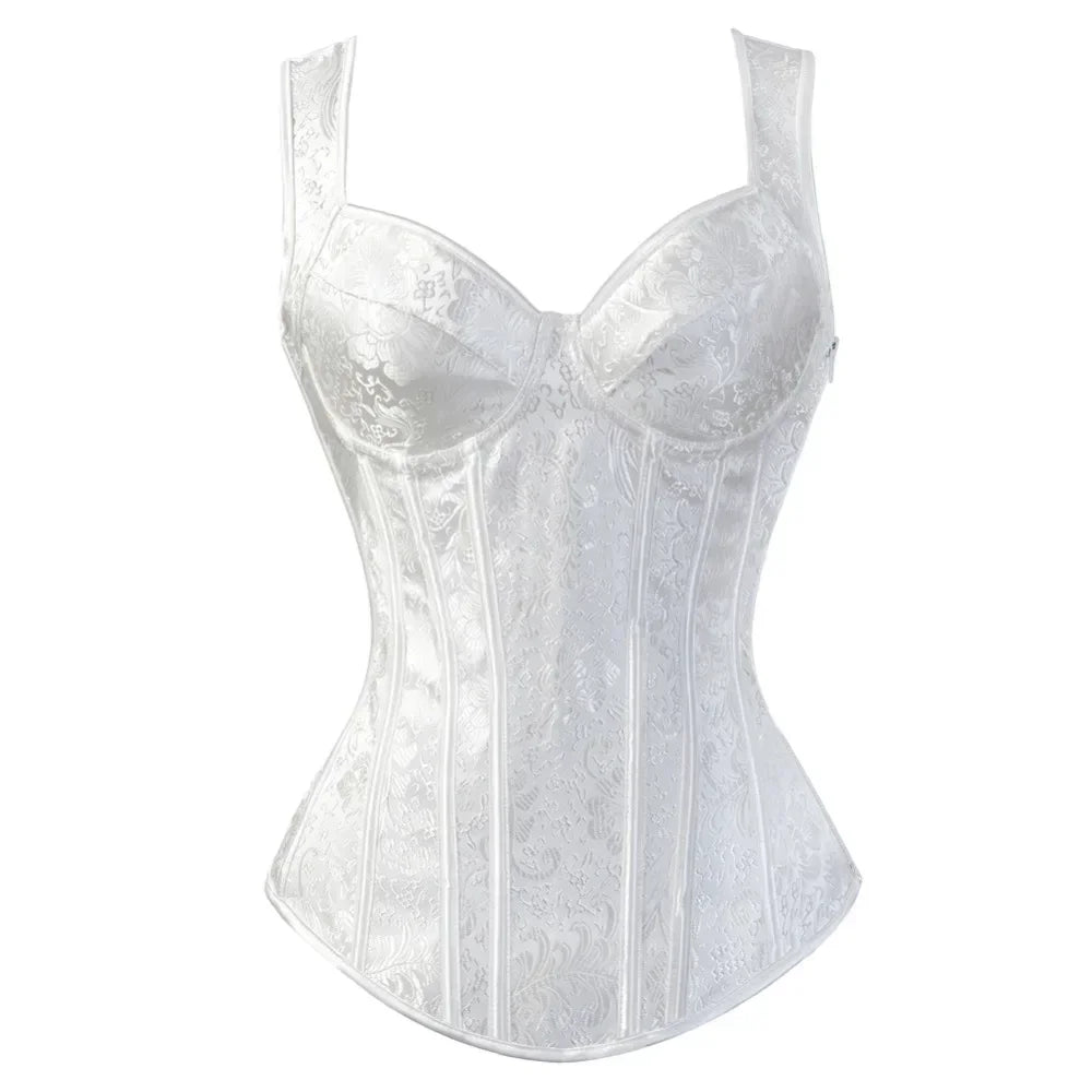 Vintage Brocade Gothic Corset Top