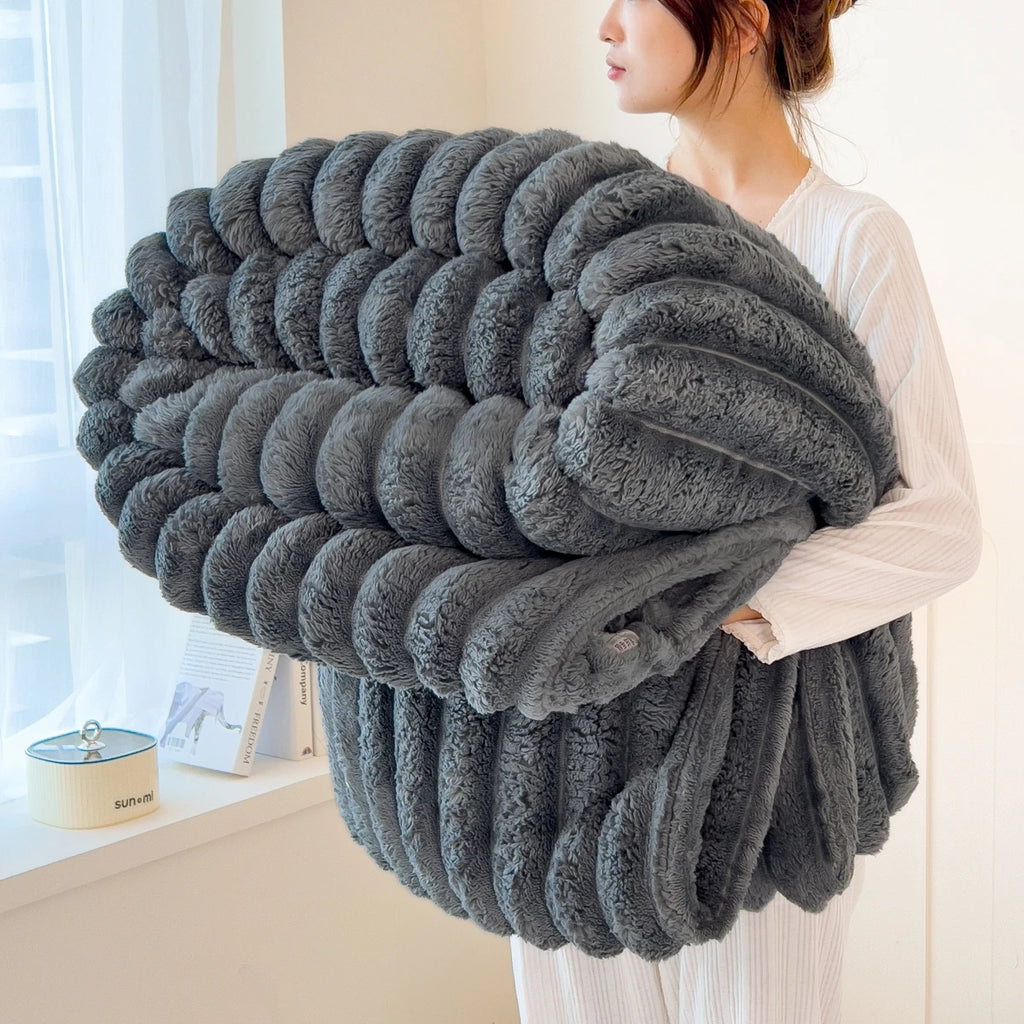 Cozy Chunky Throw Blanket