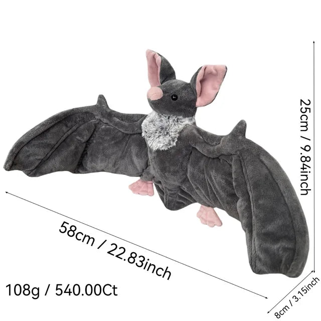 Spooky Bat Plush | Cute Gothic Halloween Decor