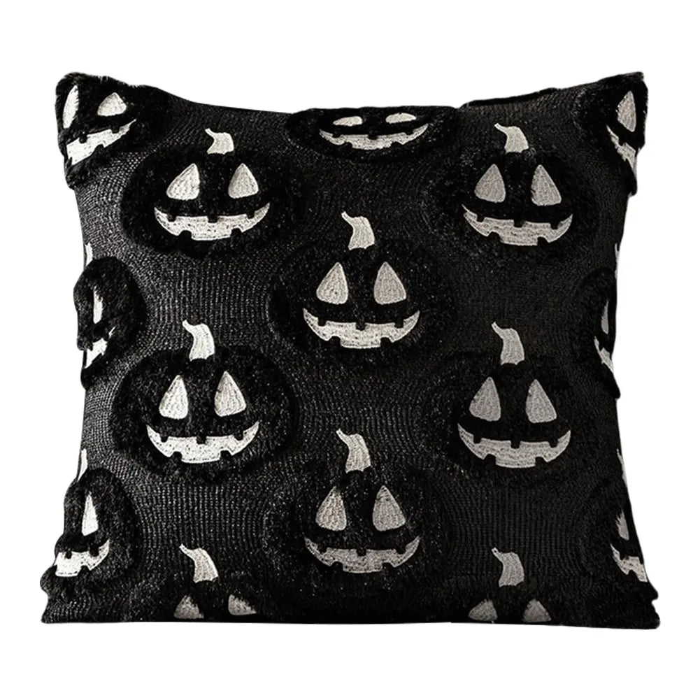 Fall & Halloween Plush Throw Pillow Covers | Ghost & Pumpkin Decor
