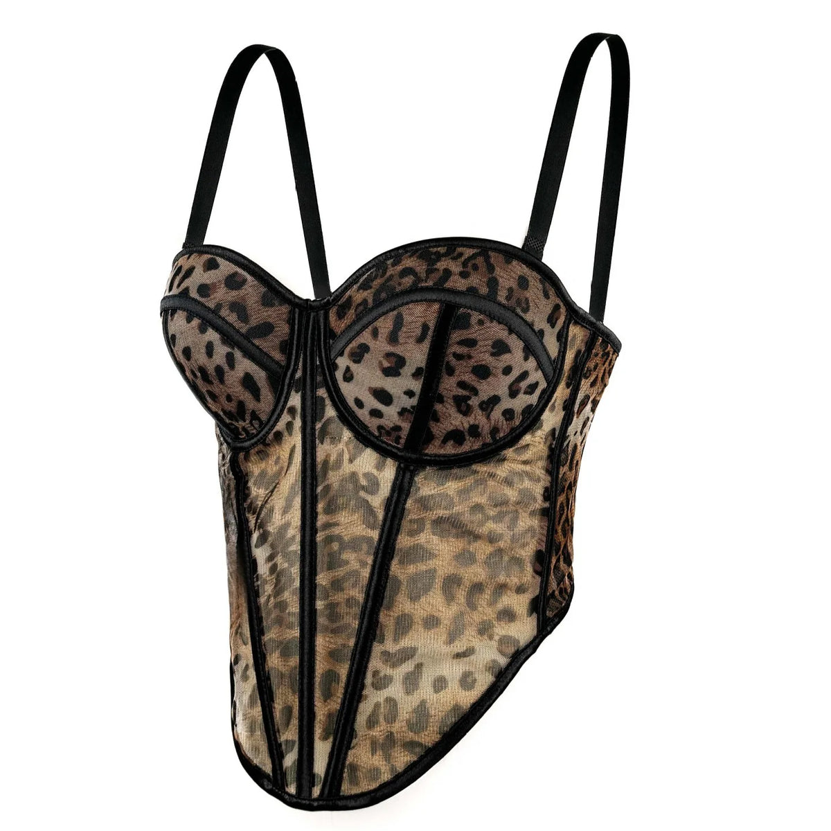 Rhinestone Corset Bodysuit