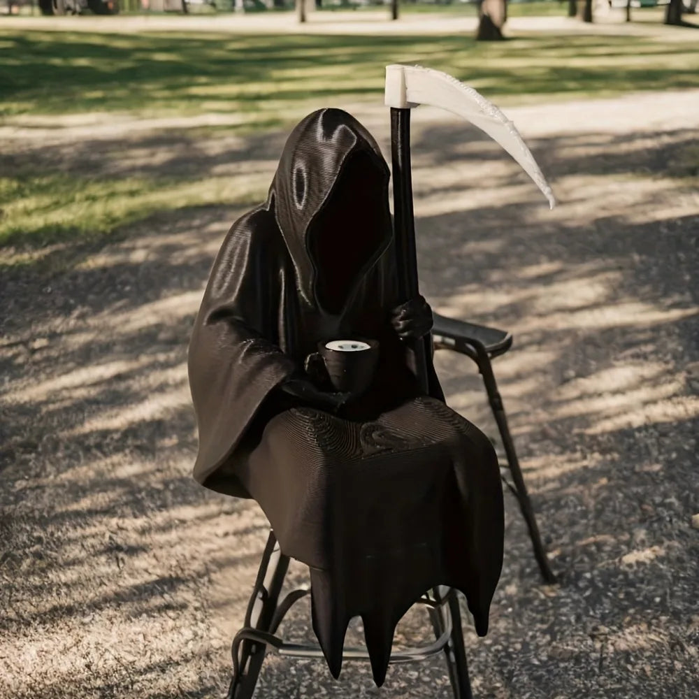 Mini Grim Reaper Figurine | Funny Gothic Desk Decor