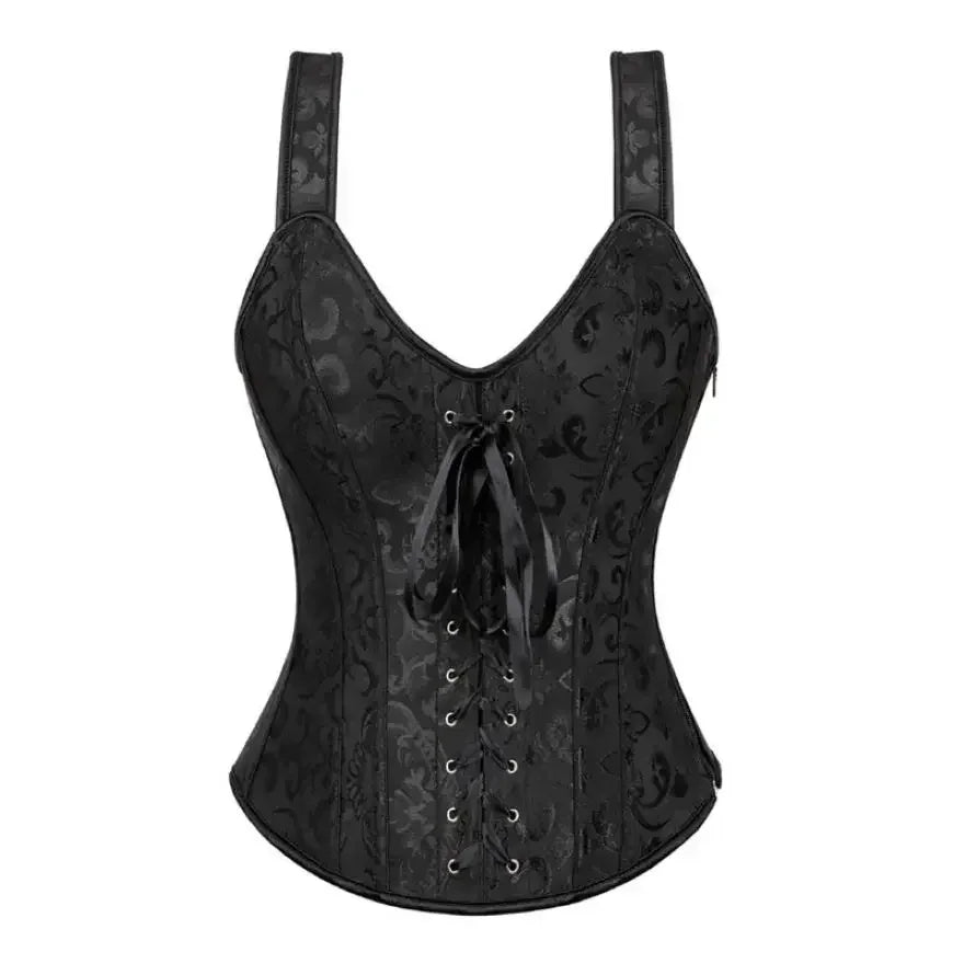 Vintage Brocade Gothic Corset Top