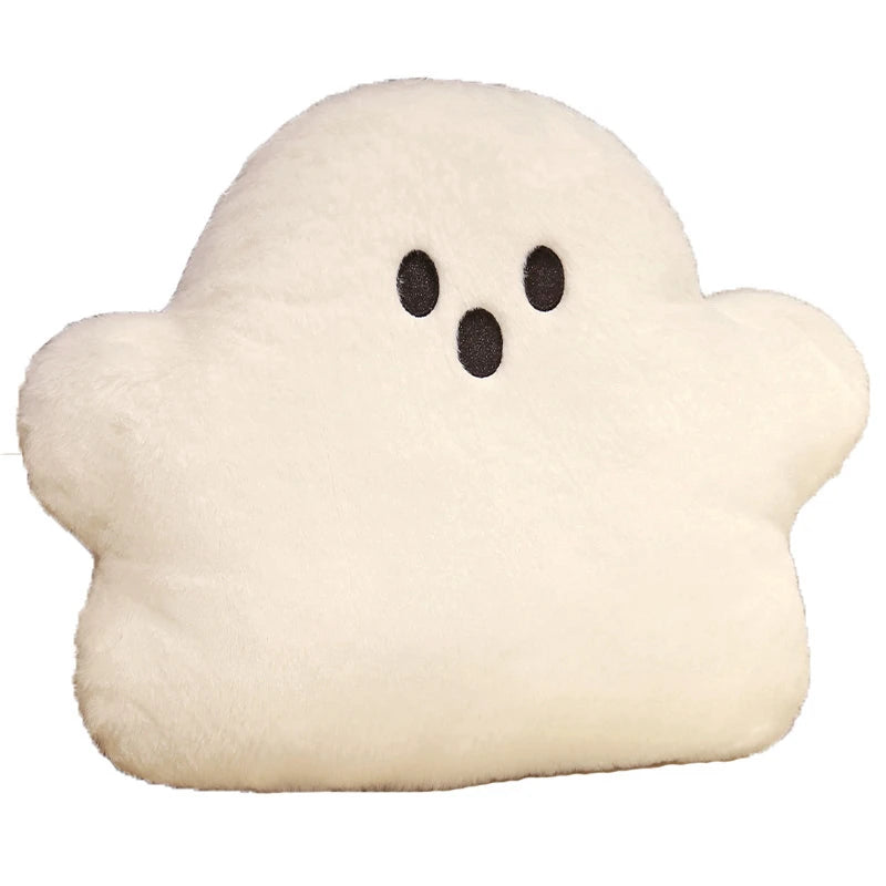 Cute Ghost Plush Pillow | Soft Halloween Throw Cushion