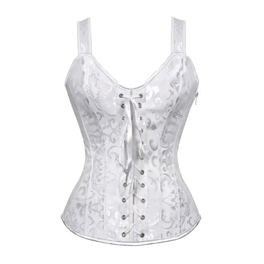 Vintage Brocade Gothic Corset Top